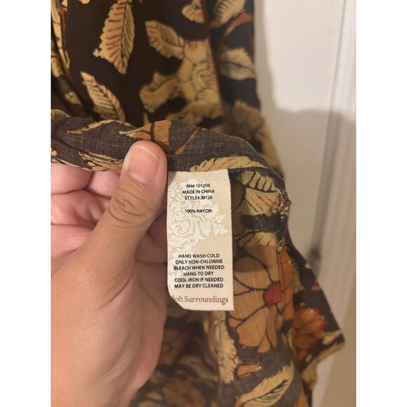 Soft Surroundings Mara Topper Open Cardigan Kimono Jacket sz PL. - Picture 7 of 12